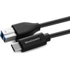 USB kabelis MicroConnect USB-C - USB-B 5 m juodas (USB3.1CB5)