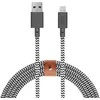 „Native Union Belt Cable XL Lightning“ 3 m, zebrai