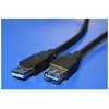 Wentronic USB kabelis OEM USB-A - USB-A 1,8 m Juodas (93998)