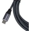 USB kabelis PremiumCord USB-A - USB-C 2 m juodas pilkas (ku31cS2)
