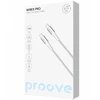 USB laidas PROOVE WireX Pro Type-C į Type-C 100 W 1,5 m Baltas