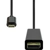 USB kabelis ProXtend USB-C - DisplayPort 0,5 m Juodas (JAB- 6988716)