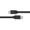 QOLTEC 52350 USB 3.1 tipo C kištukinis kabelis USB 3.1 tipo C kištukinis 1,4 m Juodas