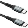 QOLTEC 52358 USB 2.0 Type C Kabelis USB 2.0 Type C 100W QC 3.0 PD 1.5m Juodas