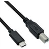 USB kabelis Roline USB-C - USB-B 3 m, juodas (11.02.8337)