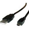 USB kabelis Roline USB-A - 3 m Juodas (11.02.8730)