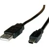 USB kabelis Roline USB-A - 3 m Juodas (11.02.8730)