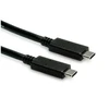 USB kabelis Roline USB-C - USB-C 0,5 m juodas (11.02.9056)