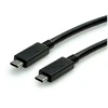USB kabelis Roline USB-C - USB-C 0,5 m juodas (11.02.9056)