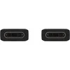 USB kabelis Samsung USB-C - USB-C 1 m Juodas (EP-DA705BBEGWW)