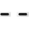 USB kabelis Samsung USB-C - USB-C 1,8 m baltos spalvos (EP-DX310JW)