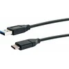USB kabelis Schwaiger USB-A - USB-C 0,5 m Juodas (LK050C 533)