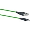 USB kabelis Schwaiger USB-A - Žaibas 1.2 m žalias (LPRO420501)