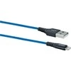 USB kabelis Schwaiger USB-A - Žaibas 1.2 m mėlyna (LPRO440501)
