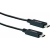 USB kabelis Schwaiger USB-C - USB-C 1 m Juodas (LK101C531)