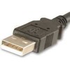 Sharkoon USB 2.0 Kabelis, USB-A Stecker > USB-B Stecker (juodas, 1,0 Meter)