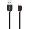 USB kabelis Somostel USB-A - Žaibas 1 m Juodas (28259)