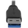 USB kabelis StarTech USB-A - mikro B 1 m juodasis (USB3U1MLS)