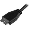 USB kabelis StarTech USB-A - mikro B 2 m juoda (USB3UB2MS)