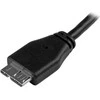 USB kabelis StarTech USB-A - mikro B 2 m juoda (USB3UB2MS)