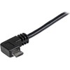 USB kabelis StarTech USB-A - mikroUSB 1 m juodasis (USBUB1MRA)