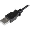 USB kabelis StarTech USB-A - mikroUSB 1 m juodasis (USBUB1MRA)
