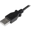 USB kabelis StarTech USB-A - mikroUSB 1 m juodasis (USBUB1MRA)