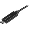 USB kabelis StarTech USB-A - mikroUSB 1 m juodasis (USBUBL1M)