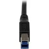 USB kabelis StarTech USB-A - USB-B 1 m Juodas (USB3SAB1MRA)