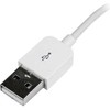 USB kabelis StarTech USB-A - Žaibas 2 m Baltas (USBLT2MW)