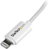 USB kabelis StarTech USB-A - Žaibas 2 m Baltas (USBLT2MW)