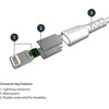 USB kabelis StarTech USB-A - Žaibas 2 m Baltas (RUSBLTMM2M)