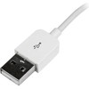 USB kabelis StarTech USB-A - Žaibas 3 m Baltas (USBLT3MW)