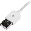 USB kabelis StarTech USB-A - Žaibas 3 m Baltas (USBLT3MW)