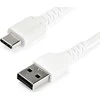 USB kabelis StarTech USB-A - USB-C 1 m Baltas (RUSB2AC1MW)