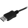 USB kabelis StarTech USB-C - DisplayPort 1 m Juodas (CDP2DPMM1MB)