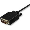 USB kabelis StarTech USB-C - DVI-D 3 m Juodas (CDP2DVI3MBNL)