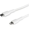 USB kabelis StarTech USB-C - Žaibas 1 m Baltas (RUSBCLTMM1MW)