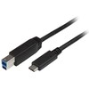 USB kabelis StarTech USB-C - USB-B 2 m Juodas (USB315CB2M)