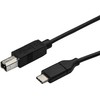 USB kabelis StarTech USB-C - USB-B 3 m Juodas (USB2CB3M)