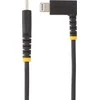 USB kabelis StarTech USB-C - Žaibas 1 m Juodas (RUSB2CLTM1MR)