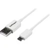 USB kabelis StarTech USB-A - mikroUSB 1 m baltos (USBPAUB1MW)