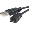 USB kabelis StarTech USB-A - mikroUSB 1 m Juoda (USBHUB1M)