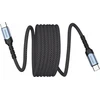 „Swissten“ magnetinis USB-C duomenų kabelis, savaime apsisukantis 60 W 1 m