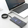 „Swissten“ magnetinis USB-C duomenų kabelis, savaime apsisukantis 60 W 1 m