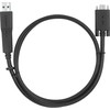 Kabelis USB Targus USB-C - USB-C 1 m Juodas (ACC1133GLX)