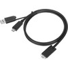 Kabelis USB Targus USB-C - USB-C 1 m Juodas (ACC1133GLX)