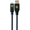 USB kabelis Techly USB-A - USB-C 1 m juodas (ICOC-MUSB31-CMAM10T)
