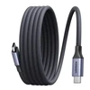 USB laidas Ugreen USB-C - USB-C 0,5 m Juodai pilkas (85529)