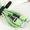 USAMS U52 microUSB 2A greito įkrovimo kabelis 1 m violetinės spalvos SJ435USB04 (US-SJ435)